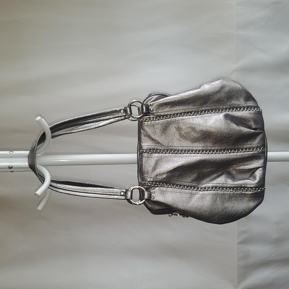 B.Makowsky Leather Metallic Women's Handbag